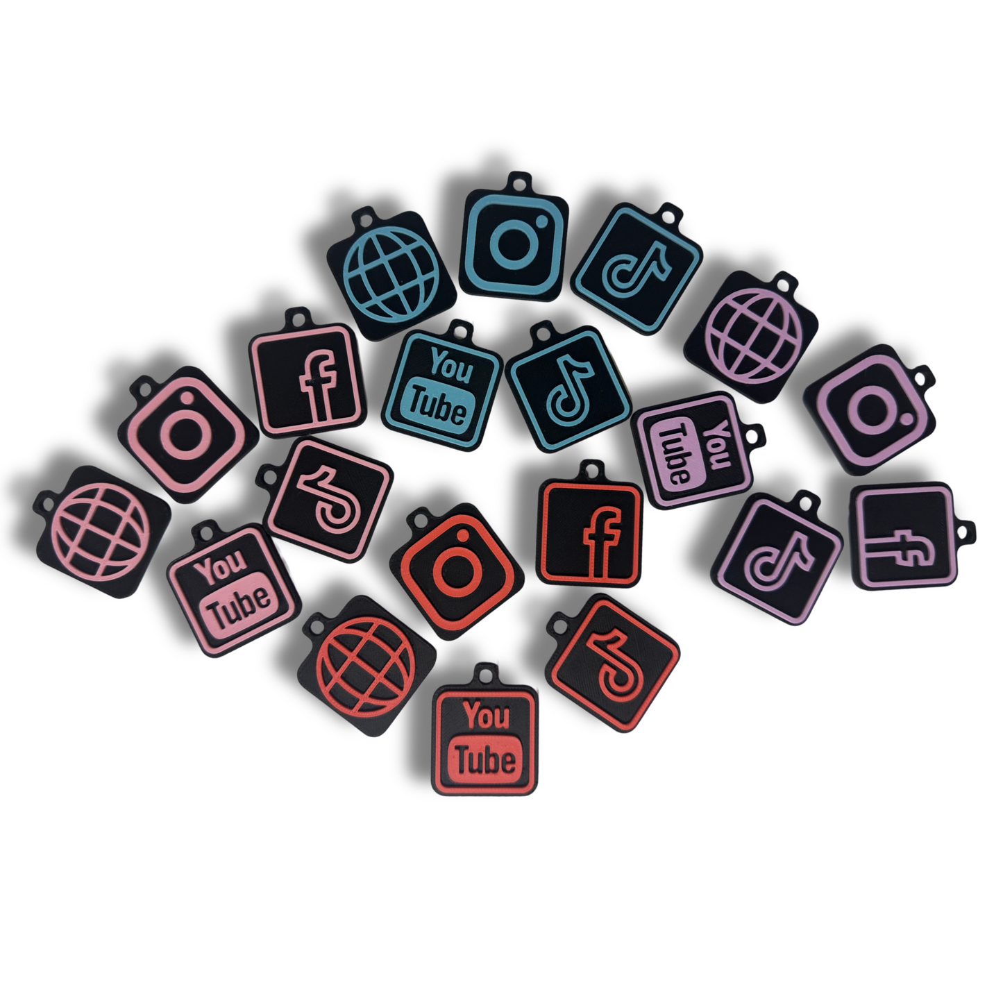 Social Media NFC Keyring