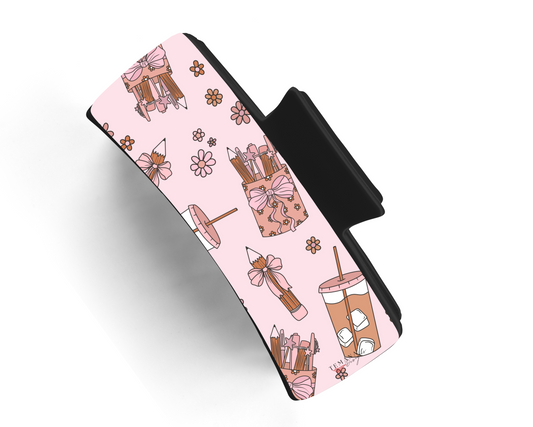 Peachey Keen Pink Claw Clip
