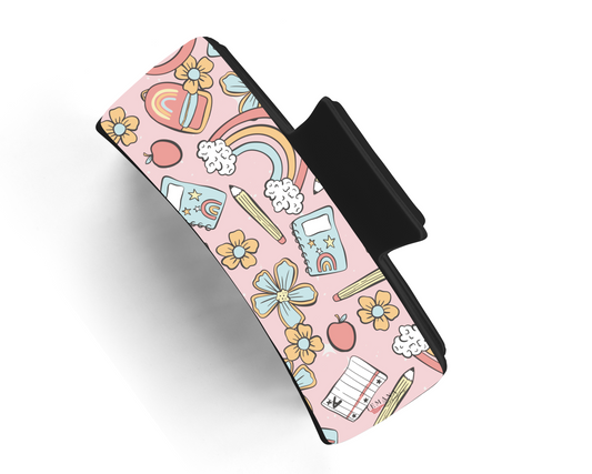 Ace it in Pink Claw Clip
