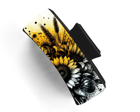 Glowing Sunflower Claw Clip