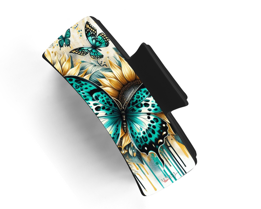 Butterfly Blues Claw Clip